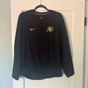 Nike Men’s University of Colorado Buffaloes CU Buffs grid fleece pullover